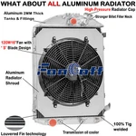 4 Row Radiator Shroud Fan Ford Model 3.3L V8 Conversion 1930-1931 New. Price: $279.00.