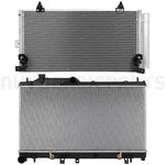 Aluminum Radiator & Condenser Cooling Kit For 2005 06 07-2009 Subaru Legacy New. Price: $103.98.
