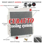 Radiator 4 Row Ford Falcon Mustang Ranchero Mercury Comet V8 Engine 1960-66 New. Price: $179.00.