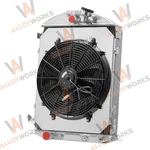 Row Radiator W/shroud Fan 1930-1931 Ford Model 3.3L V8 Conversion New. Price: $259.00.