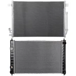 For 2011-17 Nissan Quest 2009-14 Murano Aluminum Radiator & Ac Condenser New. Price: $119.40.