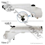Automann 575.1082 - Coolant Reservoir Volvo 20968795 New. Price: $167.00.