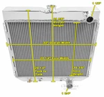 Champion Cooling Systems CC340 Dr Radiator New. Price: $301.97.