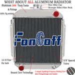 4 Row Aluminum Radiator For 1970-1976 Nissan Datsun 120Y 1200 B110 B210 1.2L Mt New. Price: $199.00.