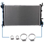 Radiator 2000-07 Ford Focus With Universal Oil Hose Clamps Kit CU2296 New. Price: $55.67.