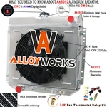 Row Radiator Shroud Fan 1966-1970 Ford Mustang Fairlane Torino L6 V8 CC339 New. Price: $259.00.