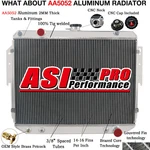 4 Core Aluminum Radiator Fit Dodge Ram 1500 2500 3500 Van 5.2L 5.9L V8 1998-2003 New. Price: $259.00.