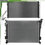Aluminum Radiator & Ac Condenser Cooling Kit For 2012-2015 Kia Optima 2.4L L4 New. Price: $128.98.