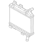 Genuine Mazda Radiator T301-15-200A New. Price: $293.28.