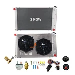 Alloyworks 3 Row Full Aluminum Radiator + 2X12" Fans Shroud Relay For 1977-... New. Price: $444.60.