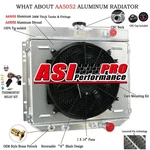 Asi 3 Row Aluminum Radiator+fan Shroud 1967-1970 1969 Ford Mustang/falcon V8 New. Price: $209.00.