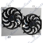 Aluminum Shroud & 2X12" Fans 1979-1993 Ford Mustang Lx Gt 5.0L V8 1985 New. Price: $89.00.
