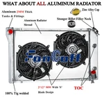 Row Aluminum Radiator Shroud+fan For 1977-82 1980 Chevy Corvette C3 V8 5.7L New. Price: $199.00.