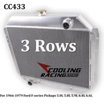 Luxerad Aluminum Radiator 1966-1979 Ford Pickup F100 F150 F250 F350 Bronco New. Price: $175.00.