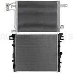 Aluminum Radiator & Ac Condenser Cooling Kit For 2007-2011 Jeep Wrangler 3.8L New. Price: $116.98.