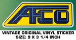 Afco Racing Radiators & Shocks -vintage Original Vinyl Decal Sticker-performance Used. Price: $9.39.