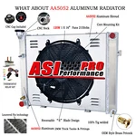 Row Radiator Shroud Fan Fit 1993-1997 1994 95 Jeep Grand Cherokee 4.0L Asi, New. Price: $259.00.