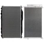 Pickoor Aluminum Radiator & Condenser Cooling Kit For Honda Civic 2006-2011 New. Price: $109.58.