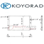 Koyorad A13319 Radiator For Cooler Cooling Antifreeze Coolant Belts Fe New. Price: $186.35.
