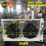 3 Row Radiator Shroud Fans For 1968-1972 Chevelle Gto Cutlass Lemans 7.4L 454 New. Price: $210.00.