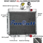 3 Row Aluminum Radiator Fit 1967-70,1968,1969 Ford Mustang Falcon Ltd V8 20"W; New. Price: $139.00.
