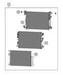 Genuine Mopar Engine Cooling Radiator 68453305AB New. Price: $392.40.