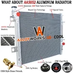 Row Aluminum Radiator For 2003-2009 2008 07 Toyota 4RUNNER Lexus GX470 4.7L V8 New. Price: $259.00.