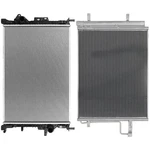 Aluminum Radiator & Ac Condenser Cooling Kit 2013-2016 Ford Escape New. Price: $109.65.
