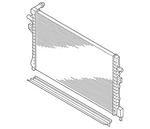 Genuine Volkswagen Auxiliary Radiator 5Q0-121-251-HN New. Price: $216.06.
