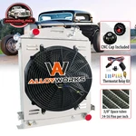 4-ROW Radiator Shroud Fan Kits Fit 1930 1938 1932 Ford High Boy Coupe V8 Engine New. Price: $329.00.