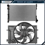 Electric Engine Radiator Cooling Fan Kit For 2002-2006 2007 Mercedes-benz C230 New. Price: $203.66.