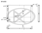 Radiator Koyo A2925 Fits 2006 Toyota Sienna New. Price: $278.99.