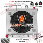 Row Aluminum Radiator Shroud Fan For 04-12 Chevy Colorado Gmc Canyon 3.5L New. Price: $199.00.