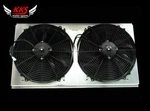 Kks Radiator Shroud W/ 12" Fans Fit 1991 92 93 Dodge D250 D350 5.9L Diesel New. Price: $179.00.