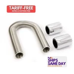 Racing Power R7308, Kit Natural Stainless 36IN Hose W/chrome Ends New. Price: $106.78.