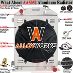 3ROW Radiator Shroud+fan Fit 1930-38 Ford Model High Boy Coupe Chevy V8 1932 New. Price: $229.00.