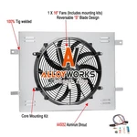 Aluminum Shroud Fan For 2004-2009 2008 07 Dodge Ram 1500 2500 3500 5.7L Hemi V8 New. Price: $99.00.