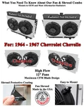 Ar Champion Shroud W/ 12" For 1964 - 1967 Chevrolet Chevelle V8 Engine New. Price: $284.67.