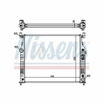 Nissens Radiator Front 62577A 1645000003 For Mercedes Mb New. Price: $378.38.