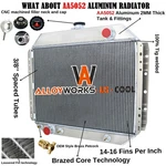 CC433 Row Aluminum Radiator 68-79 Ford F-series F100 F150 F250 F350 Bronco New. Price: $184.95.
