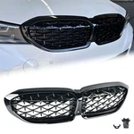 Glossy Black Front Kidney Diamond Grille For 2019-2022 Bmw G20 330I M340I New. Price: $45.00.