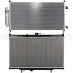 Aluminum Radiator & Ac Condenser Cooling Kit For 2007-2012 Nissan Sentra 2.5L New. Price: $110.74.