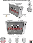 Jr Champion 3 Row Dual Pass Radiator 20",1 1/2",1 For 1968-1987 Gm Ls Swap New. Price: $458.80.