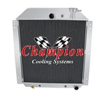 Aar Champion 3 Row All Aluminum Radiator For 1947 - 1954 Gmc Truck Ls Conversion New. Price: $295.97.