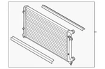 Genuine Volkswagen Radiator 5N0-121-253-N New. Price: $222.57.