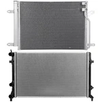 Radiator & Ac Condenser Cooling Kit For 12-18 Volkswagen Beetle 11-18 Jetta New. Price: $97.24.