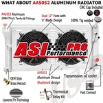 Asi 3ROW Radiator Shroud Fan Relay For 97-03 Chevy Venture Pontiac 3.1L 3.8L New. Price: $259.00.