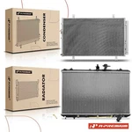 A-premium 2X Radiator & Ac Condenser Cooling Kit For Toyota Highlander 2009-2013 New. Price: $221.99.