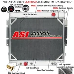 Aluminum Radiator 1983-1996 Ford 1990 F59 F-250 F-350 6.9L 7.3L V8 Diesel New. Price: $229.00.