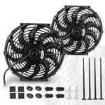 Inch Black Universal Electric Radiator Slim Fan 12V 80W High Perfor New. Price: $56.57.